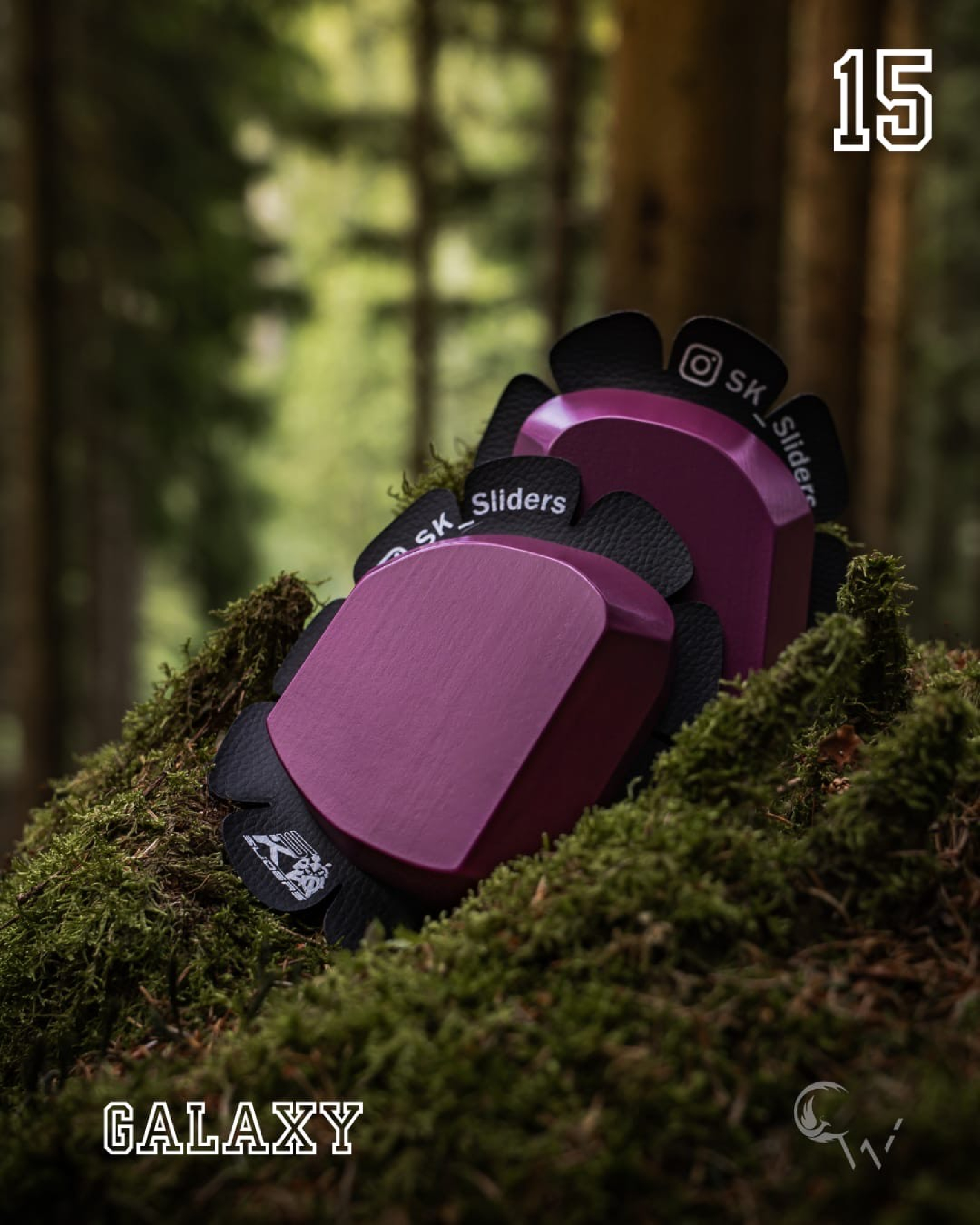 SK Sliders Knieschleifer in Galaxy - Lila